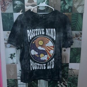 Size S oversized Black Tie-Dye woman’s shirt